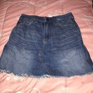 Blue jean skirt